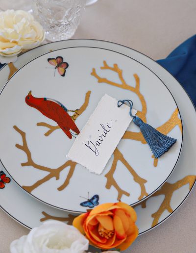 Segnaposto matrimonio scritto a mano