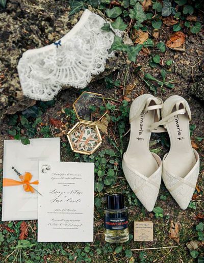 Partecipazione matrimonio carte artigianali e naturali