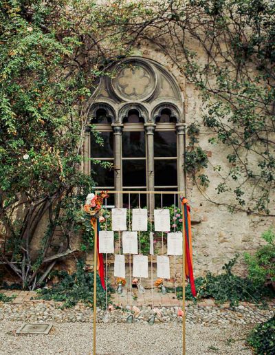 Tableau de Mariage con cartoncini artigianali