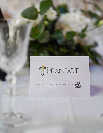 Segnatavolo matrimonio