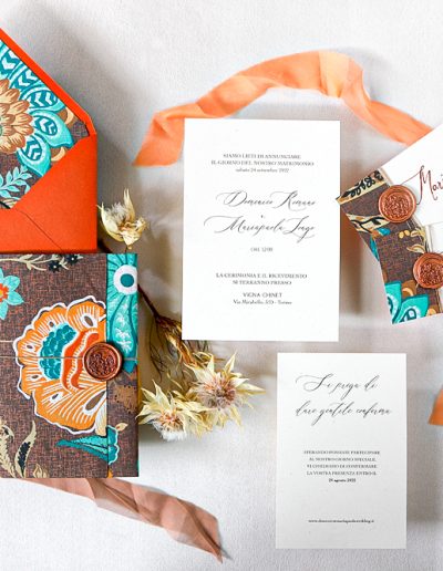 Partecipazione con carta arazzo