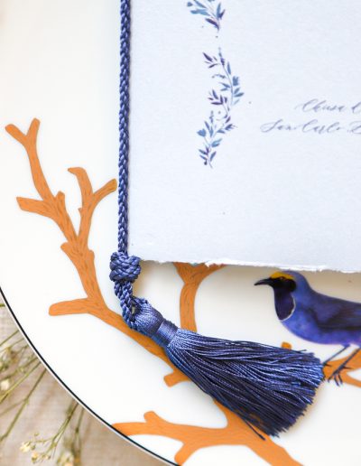 Fiocco in seta per rilegare libretti messa matrimonio