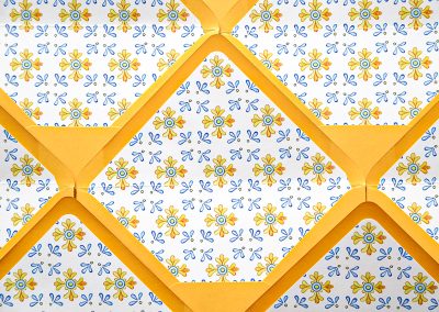 Liner busta maiolica matrimonio