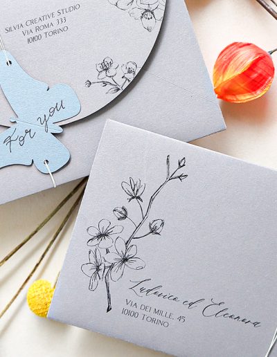 Busta personalizzata e con intestazione indirizzi stampati