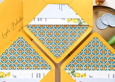 Partecipazione tema mediterraneo con illustrazioni fatte a mano in acquerello