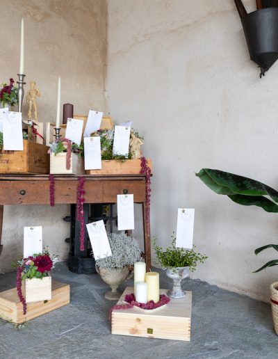 Tableau de mariage matrimonio country chic