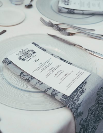 Mise en Place matrimonio classica