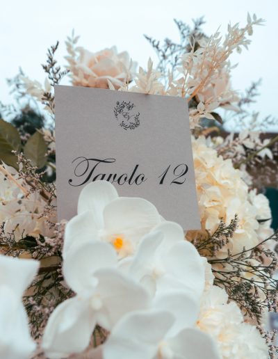 Mise en Place matrimonio classica