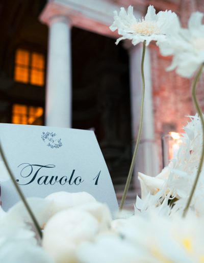 Mise en Place matrimonio classica